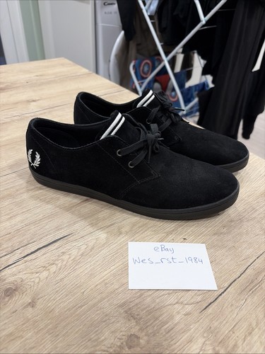Fred perry black suede - perry,