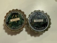 Two Yankee Candle Deerfield Label Tarts - Mistletoe