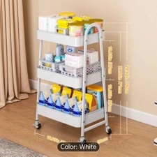 3 Tier Metal Storage Trolley