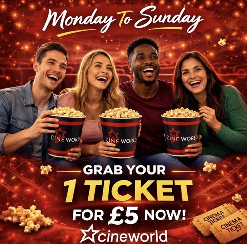 Cineworld cinema tickets - cineworld,
