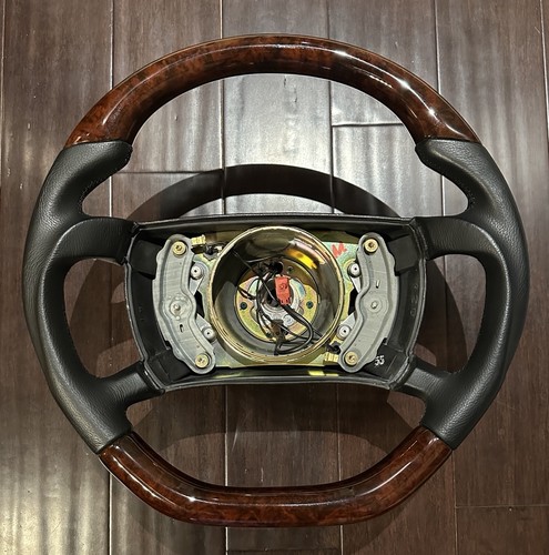 Mercedes wood steering - steering, wheel