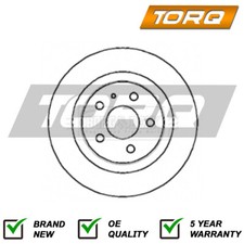 1x 1x Brake Disc Rear Torq