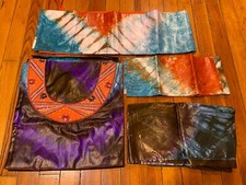 4 Pieces of Fabric for Ethnic Suits: 1- 64/23 2- 54/16 3- 80/50 4- 120/68 inch