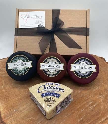 Cheese hamper waxed - hamper, truckles