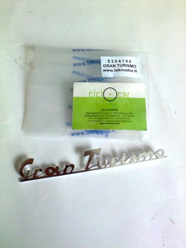 Chromed rear nameplate - chromed,
