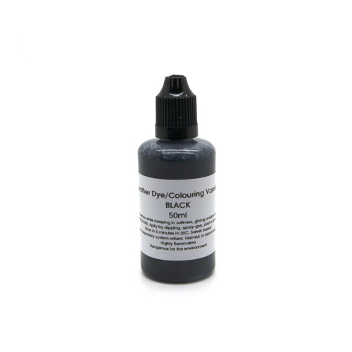 Black leather dye for - leather, rolls