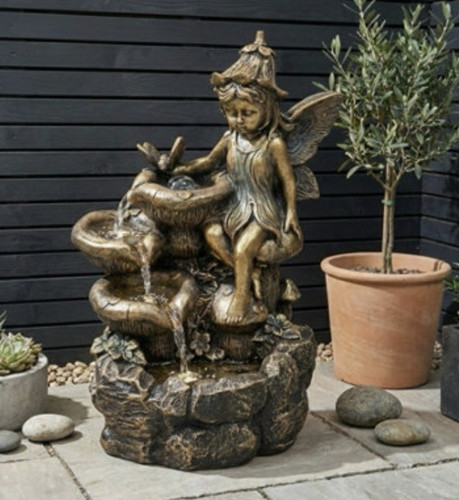 Fairy resin freestanding - freestanding, water