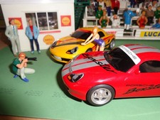 TWO Scalextric Porsche Boxster Cars BOTH GOOD RUNNERS