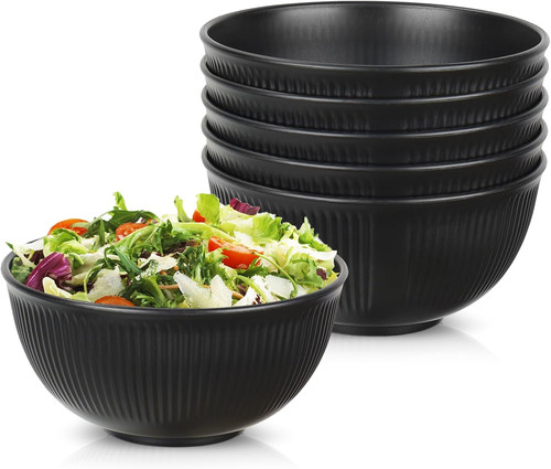 Plastic cereal bowls set - cereal, 6
