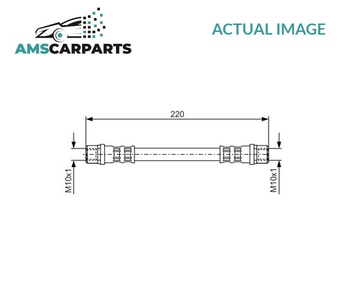 Brake hose line - brake, pipe