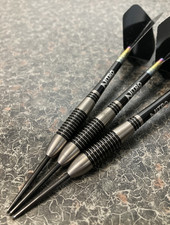 Winmau Blackout 2 24GRAM 90% Tungsten Steel Tip Darts Bomb Shaped Ringed Barrel