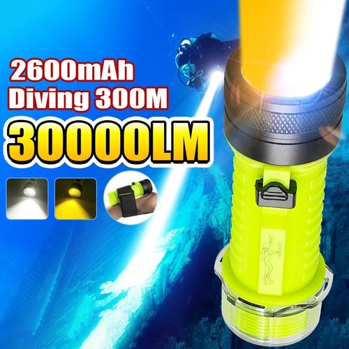 Ipx8 led diving flashlight - led,
