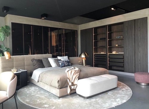 Minotti lawrence bed super - minotti,