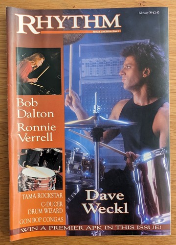 Dave weckl rhythm magazine - dave,
