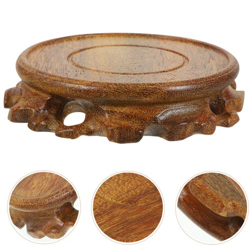 Oriental vase solid - oriental, wood