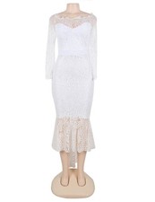 Sales White Lace Floral