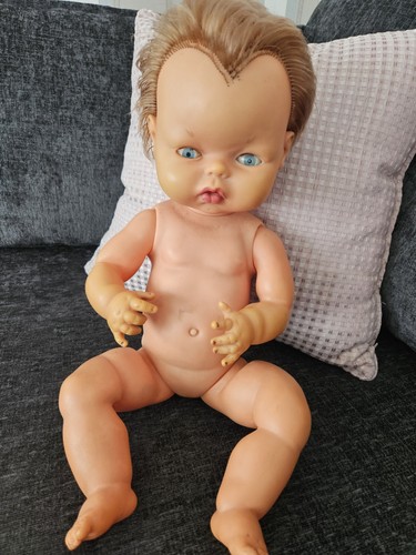 Vintage hard plastic doll made - vintage,