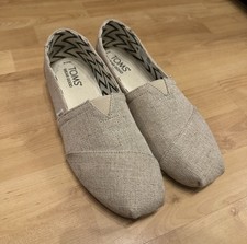 Toms Apargata slip on shoe in Natural - UK Size 9 - Men’s Shoe - Used Condition