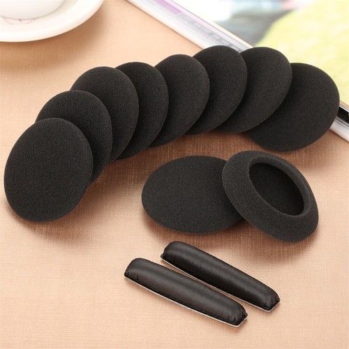 Pairs black earpads ear - ear, pads
