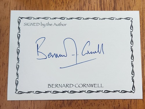 Autographed bernard cornwell - autographed,