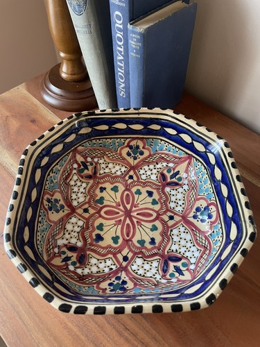 Vintage hand painted bowl
