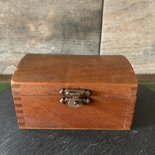 Wooden Chest Storage Box Jewellery/Ring Box Small accessories holder