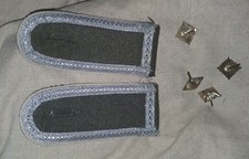 M40 Unterfeldwebel-Oberfeldwebel Shoulder Boards With Optional Metal Rank Pips.