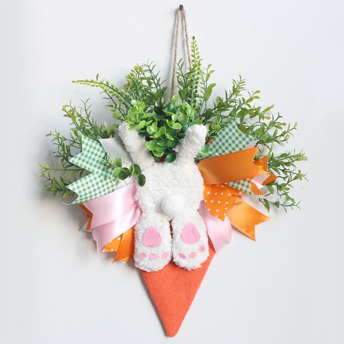 Easter door wreath front - easter,