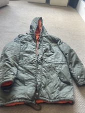 Original Lambretta Parka With Some Badges Size Xl No Fir Round Good Sorry