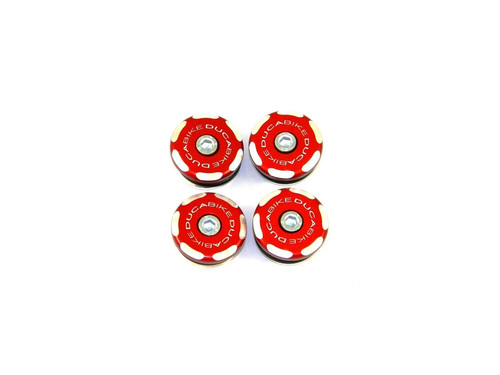 Kit frame plugs red ducabike - plugs,