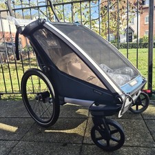 Thule Chariot Cross 1 Child Bike Trailer - Majolica Blue