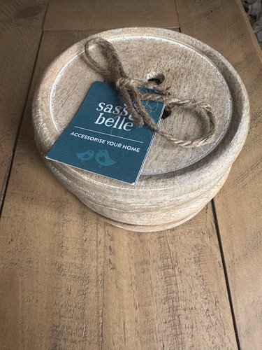 Sass belle button coasters - button,