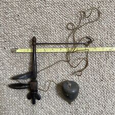 Antique Plum Bob In Lead With Clamp