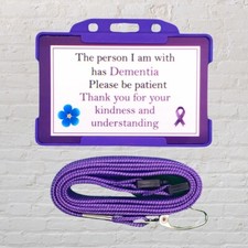 Dementia Carer Awareness Card