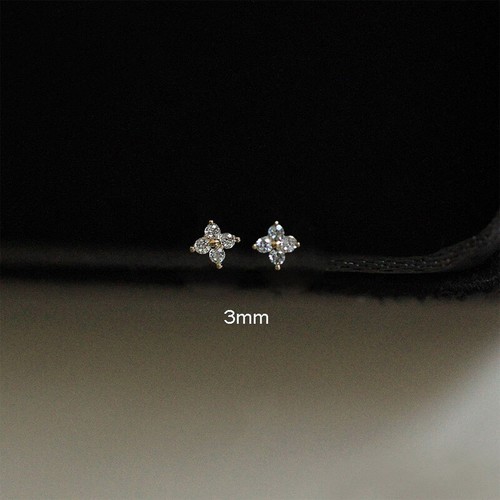 9ct yellow gold - gold, flower