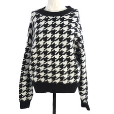 H&M Houndstooth Jumper S Black