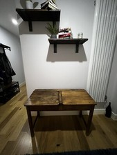 Vintage Old School Twin Desk