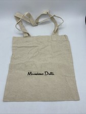 Massimo Dutti Canvas Tote Bag