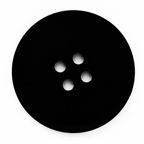 Round giant jumbo clown - clown, 4-hole