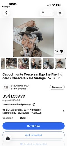 Capodimonte porcelain figurine - porcelain,