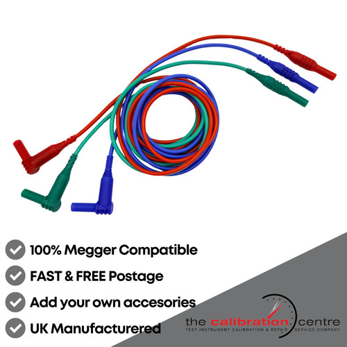 Wire test leads - red, green