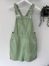 Primark Green Denim Dungaree