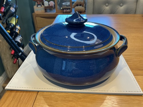 Denby imperial blue lidded - ,