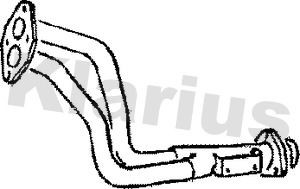 Exhaust pipe front fits audi - front,