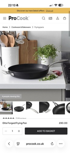 Procook elite forged frying - procook,
