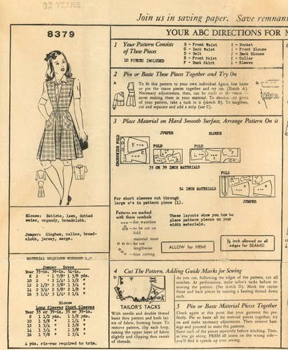 Mail order 8379 school gymslip - mail,