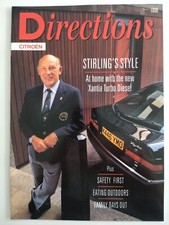 CITROEN DIRECTIONS Stirling Moss Xantia Turbo Diesel Magazine Issue No.4 1990s
