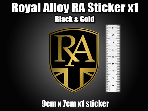 Royal alloy badge printed - royal,