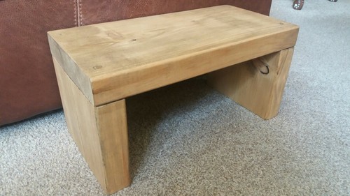 Pair long side table low - long,