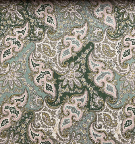 Linen fabric vintage buta - linen,